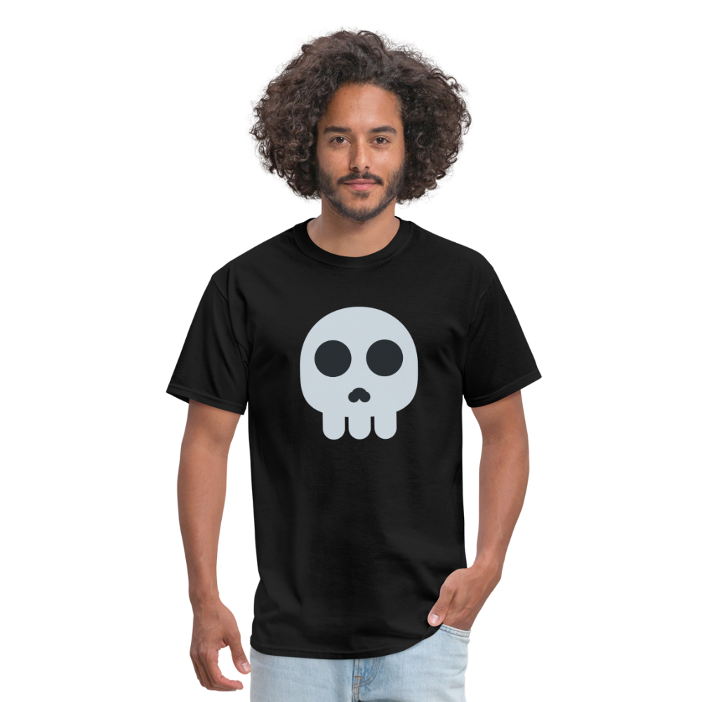 💀 Skull (Twemoji) Unisex Classic T-Shirt - black