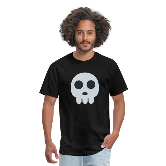 💀 Skull (Twemoji) Unisex Classic T-Shirt - black