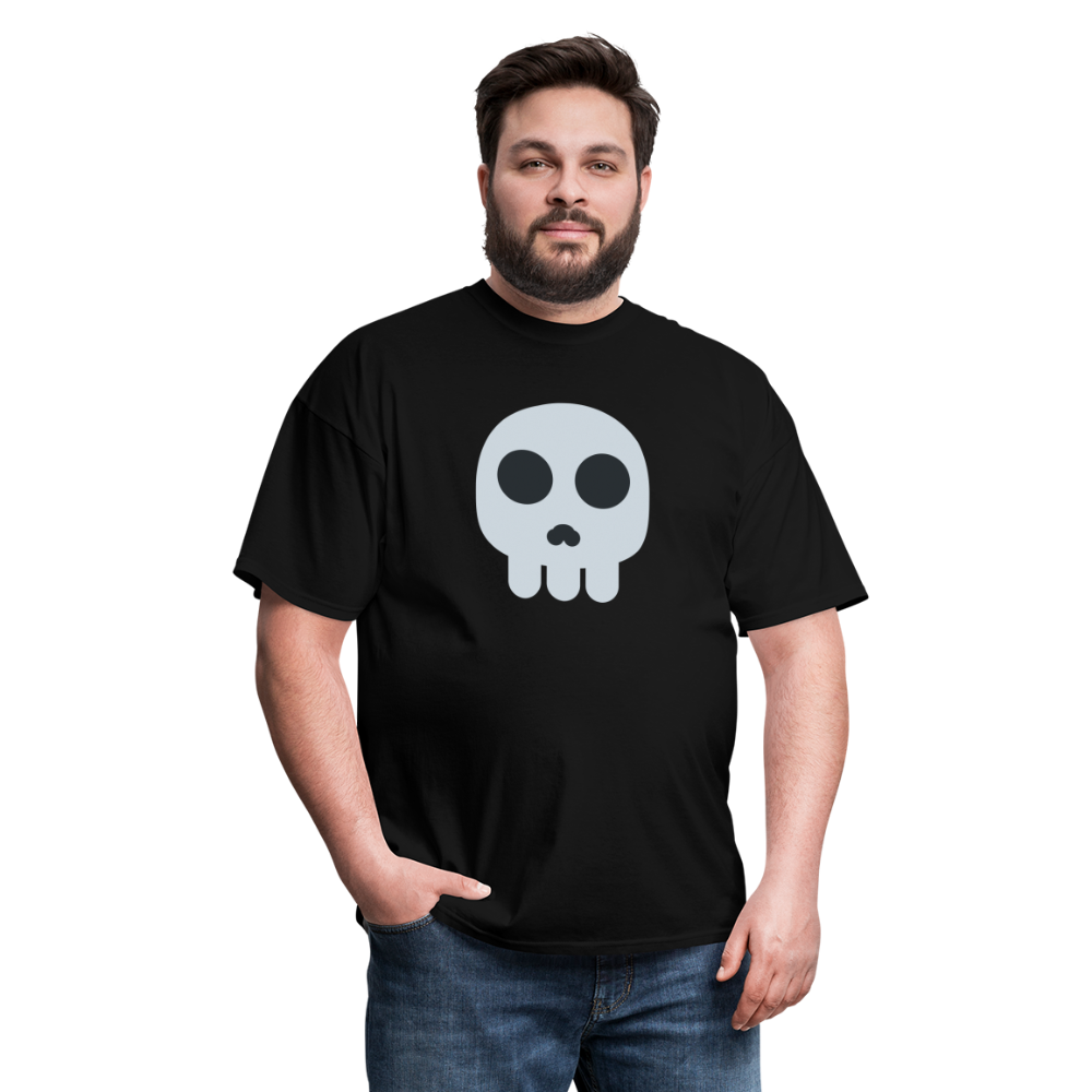 💀 Skull (Twemoji) Unisex Classic T-Shirt - black