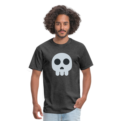 💀 Skull (Twemoji) Unisex Classic T-Shirt - heather black