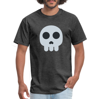 💀 Skull (Twemoji) Unisex Classic T-Shirt - heather black