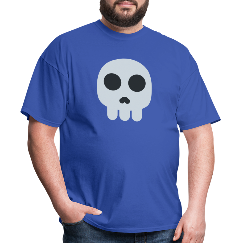 💀 Skull (Twemoji) Unisex Classic T-Shirt - royal blue