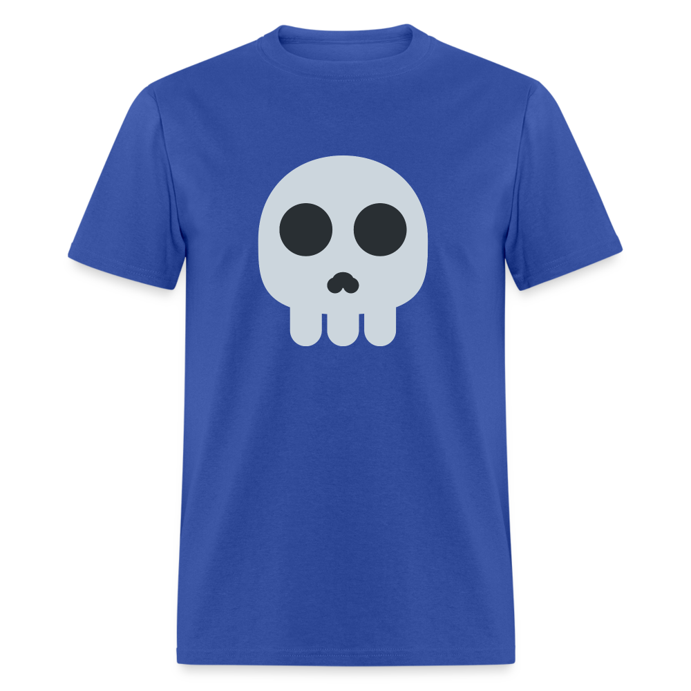 💀 Skull (Twemoji) Unisex Classic T-Shirt - royal blue