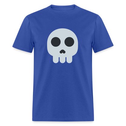 💀 Skull (Twemoji) Unisex Classic T-Shirt - royal blue