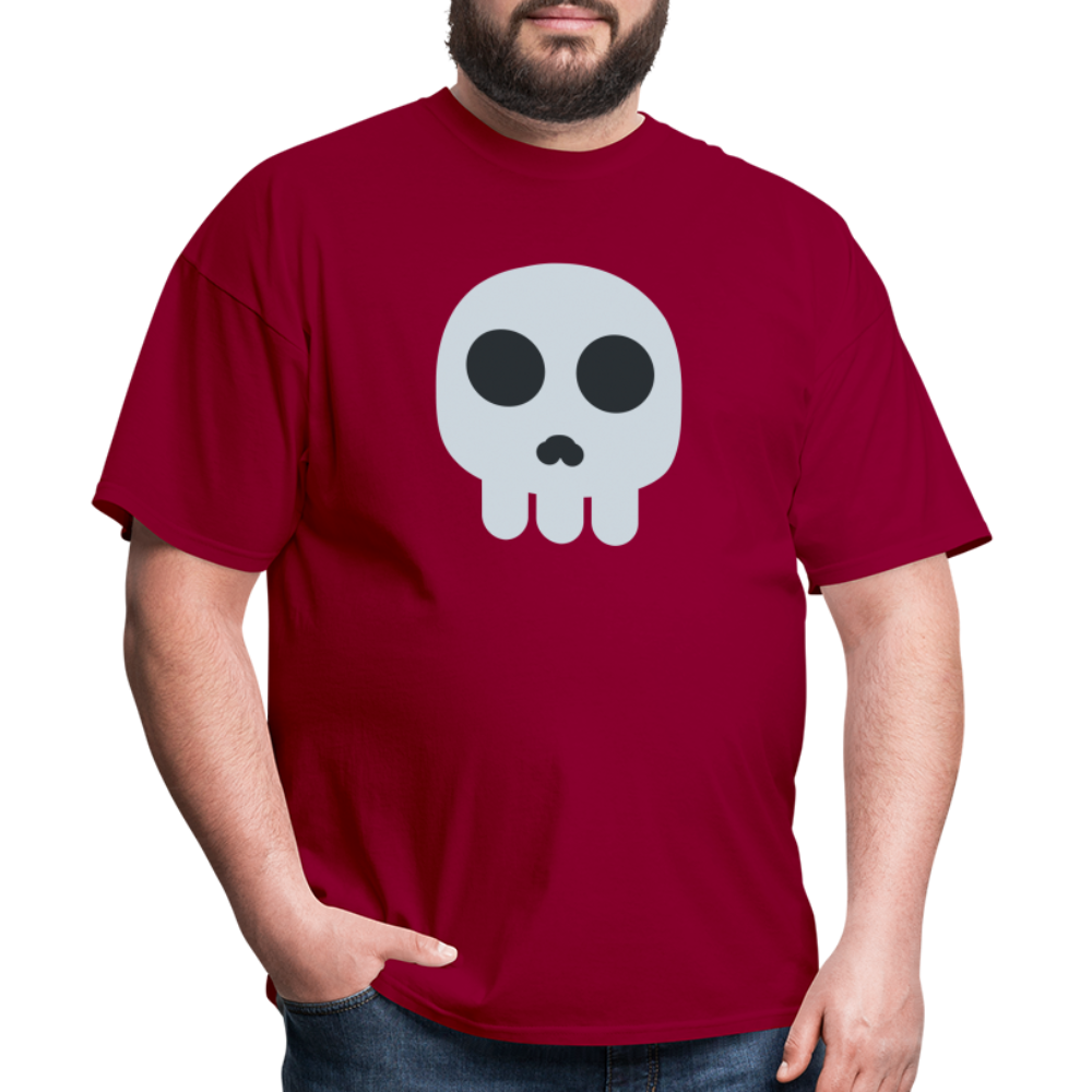 💀 Skull (Twemoji) Unisex Classic T-Shirt - dark red