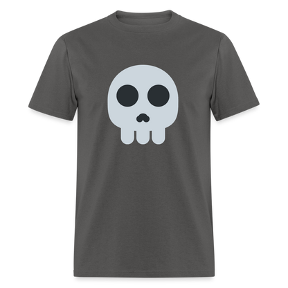 💀 Skull (Twemoji) Unisex Classic T-Shirt - charcoal