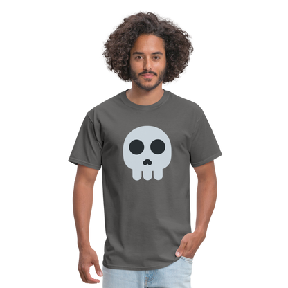 💀 Skull (Twemoji) Unisex Classic T-Shirt - charcoal