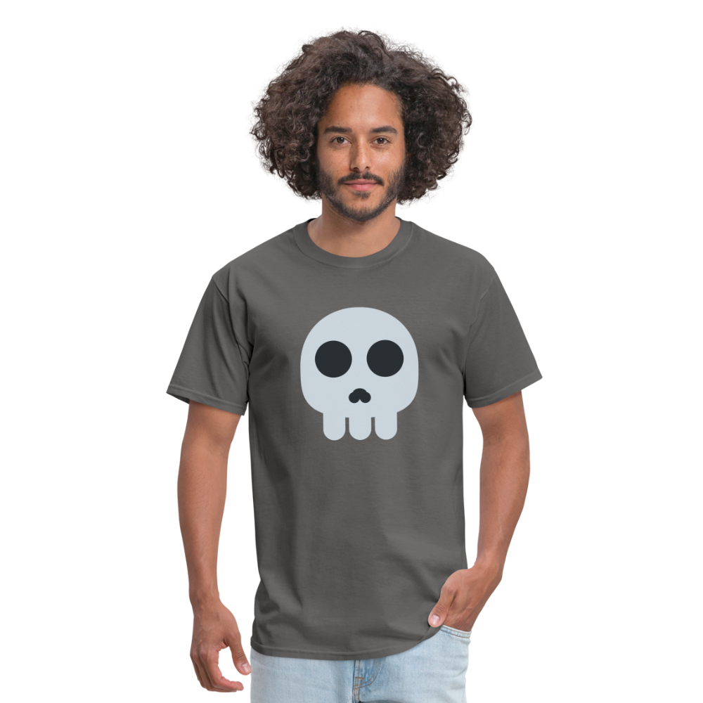 💀 Skull (Twemoji) Unisex Classic T-Shirt - charcoal