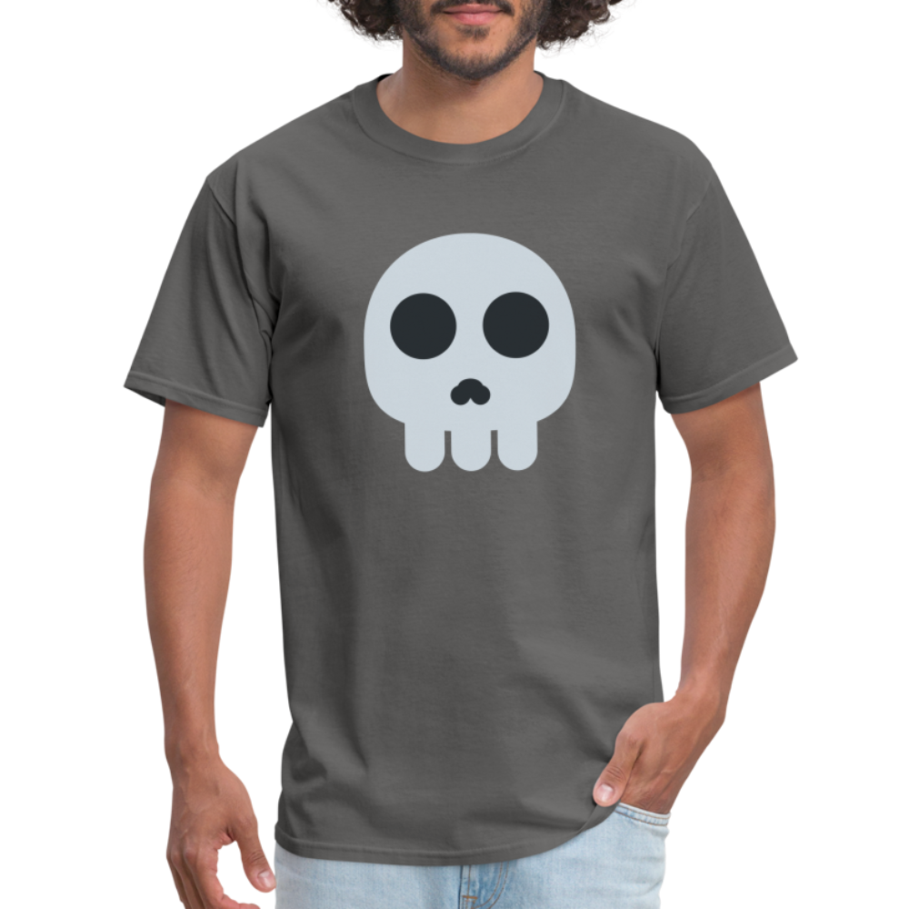 💀 Skull (Twemoji) Unisex Classic T-Shirt - charcoal