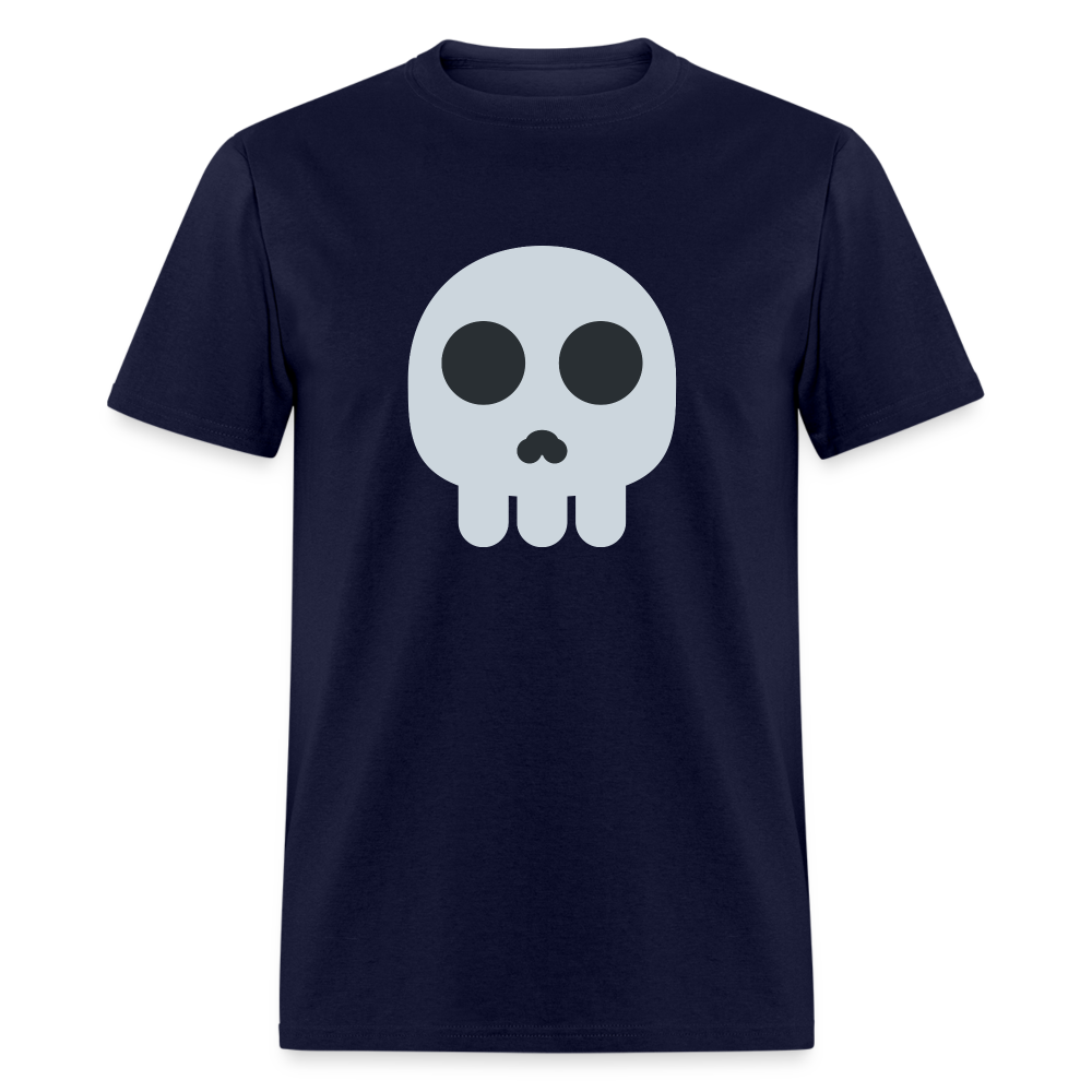 💀 Skull (Twemoji) Unisex Classic T-Shirt - navy