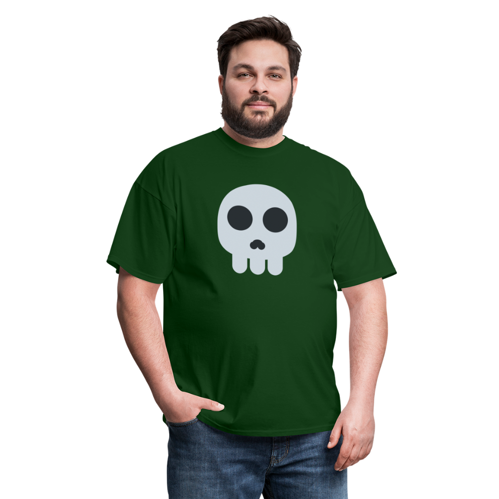 💀 Skull (Twemoji) Unisex Classic T-Shirt - forest green