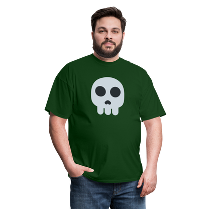 💀 Skull (Twemoji) Unisex Classic T-Shirt - forest green