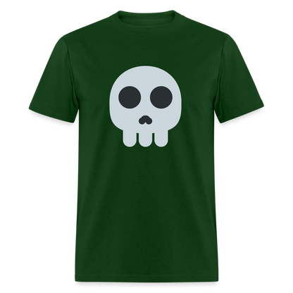 💀 Skull (Twemoji) Unisex Classic T-Shirt - forest green