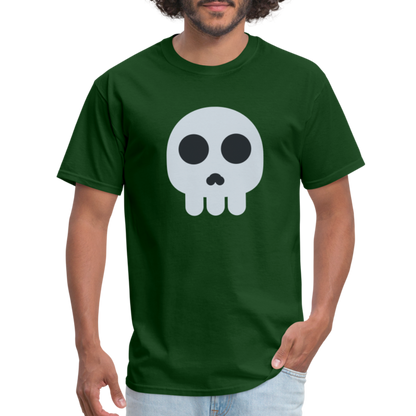 💀 Skull (Twemoji) Unisex Classic T-Shirt - forest green