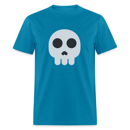 💀 Skull (Twemoji) Unisex Classic T-Shirt - turquoise