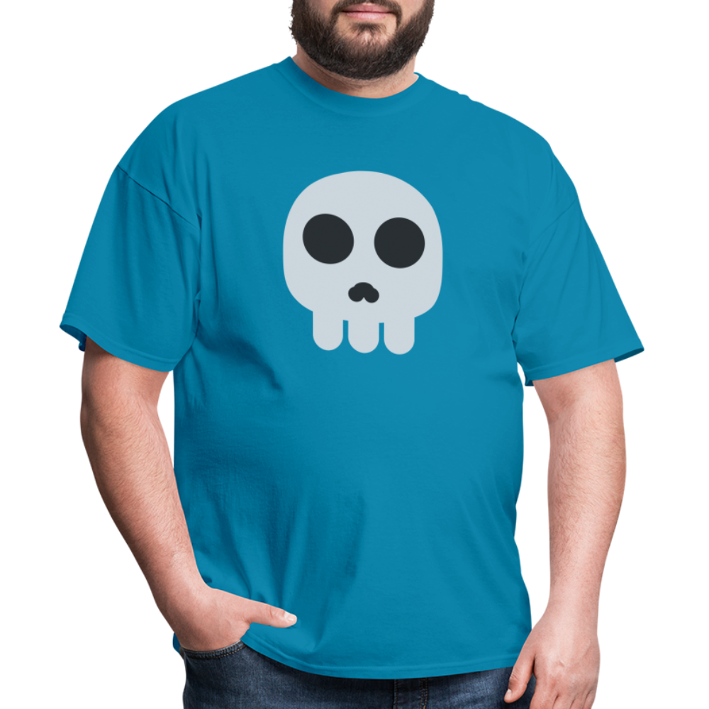 💀 Skull (Twemoji) Unisex Classic T-Shirt - turquoise