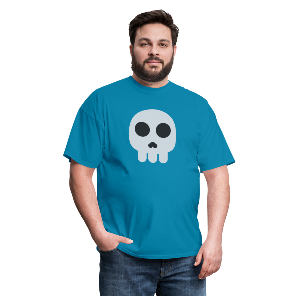 💀 Skull (Twemoji) Unisex Classic T-Shirt - turquoise