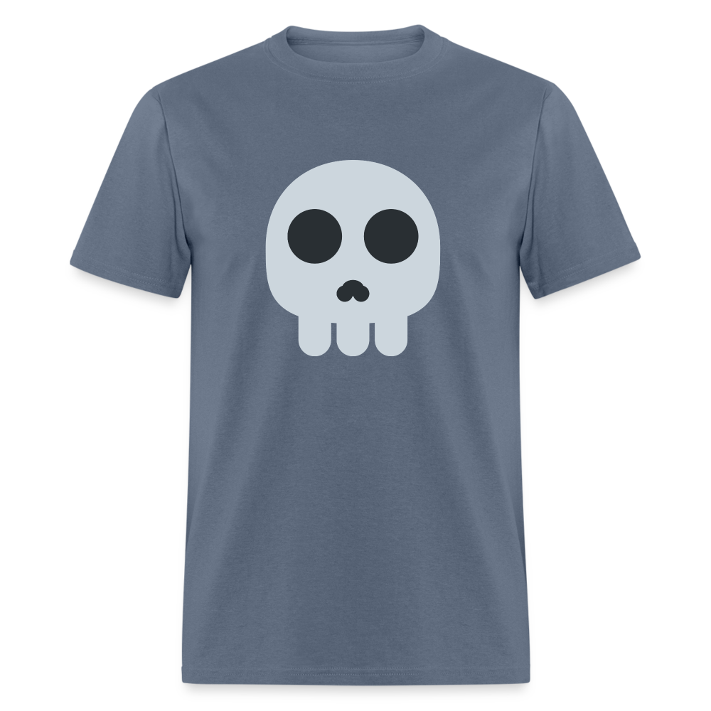 💀 Skull (Twemoji) Unisex Classic T-Shirt - denim