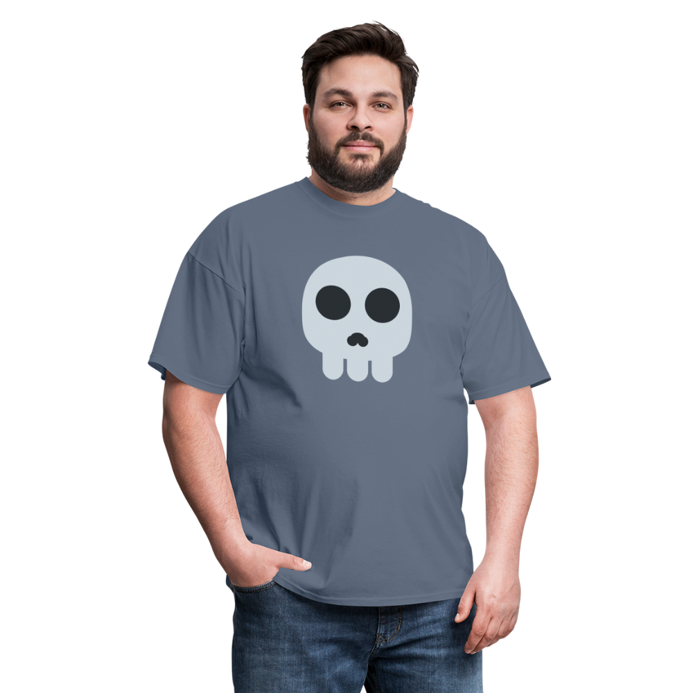 💀 Skull (Twemoji) Unisex Classic T-Shirt - denim