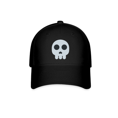 💀 Skull Emoji (Twemoji) Baseball Cap - black