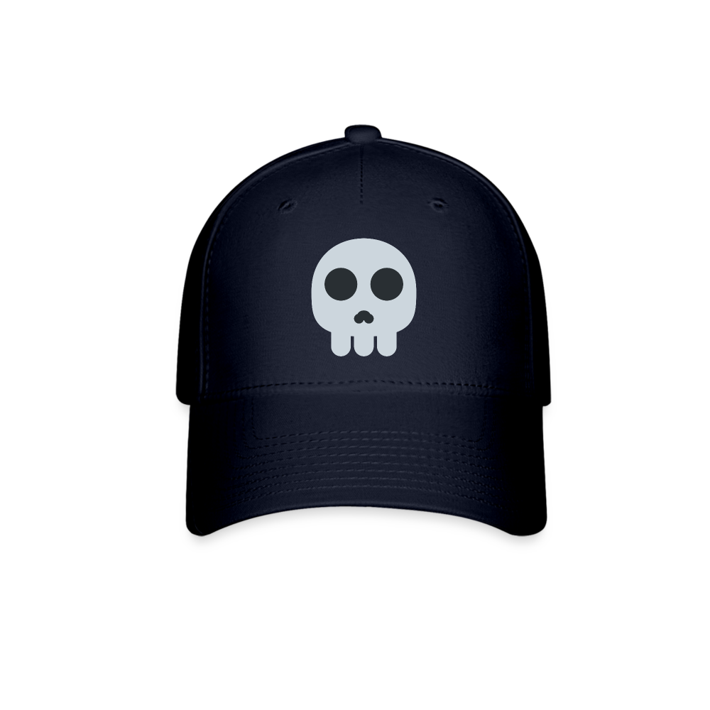 💀 Skull Emoji (Twemoji) Baseball Cap - navy