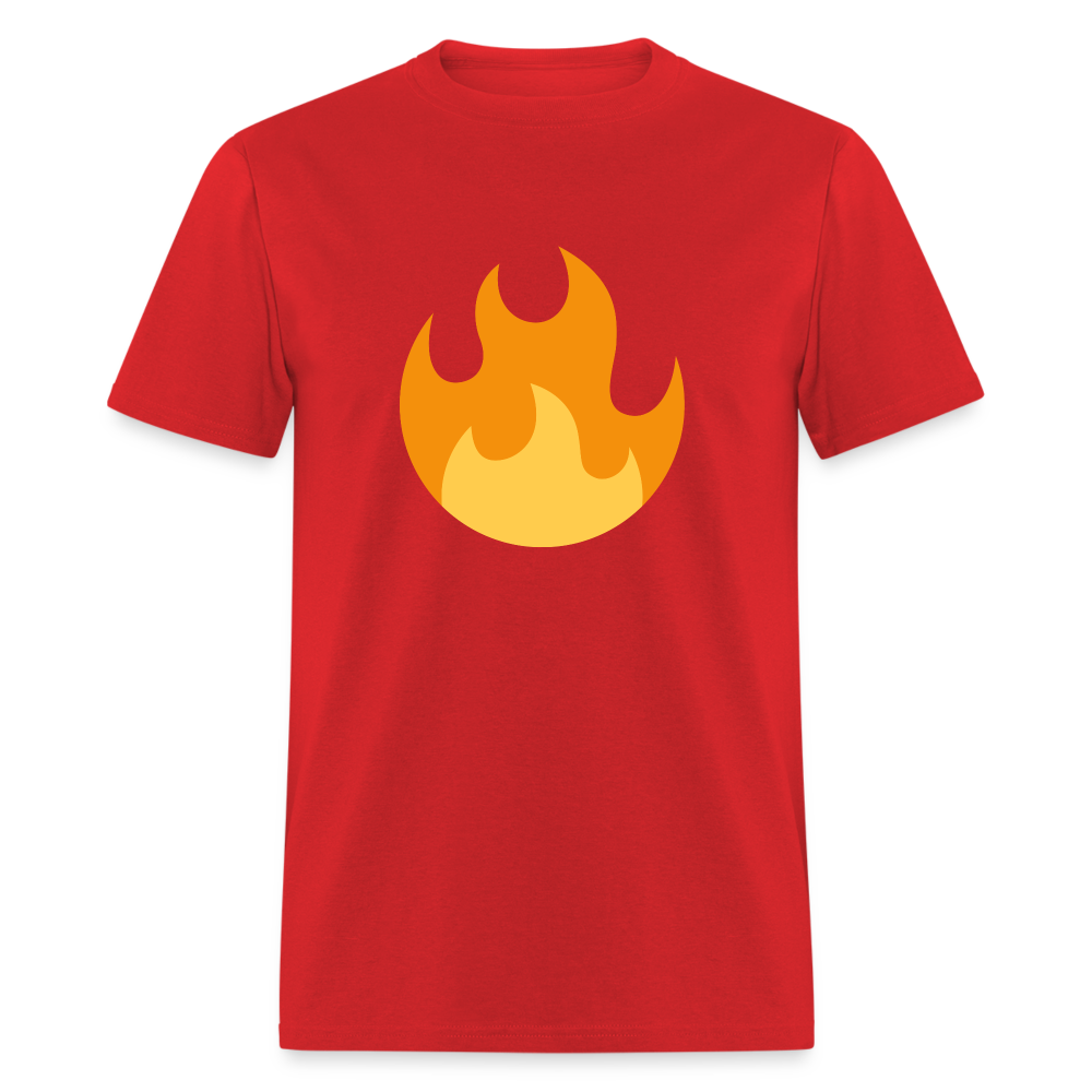 🔥 Fire (Twemoji) Unisex Classic T-Shirt - red