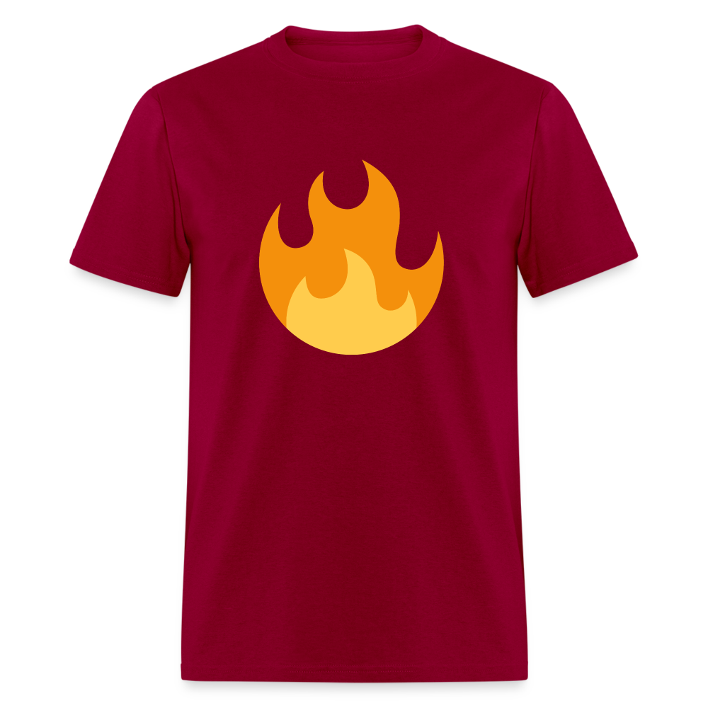 🔥 Fire (Twemoji) Unisex Classic T-Shirt - dark red