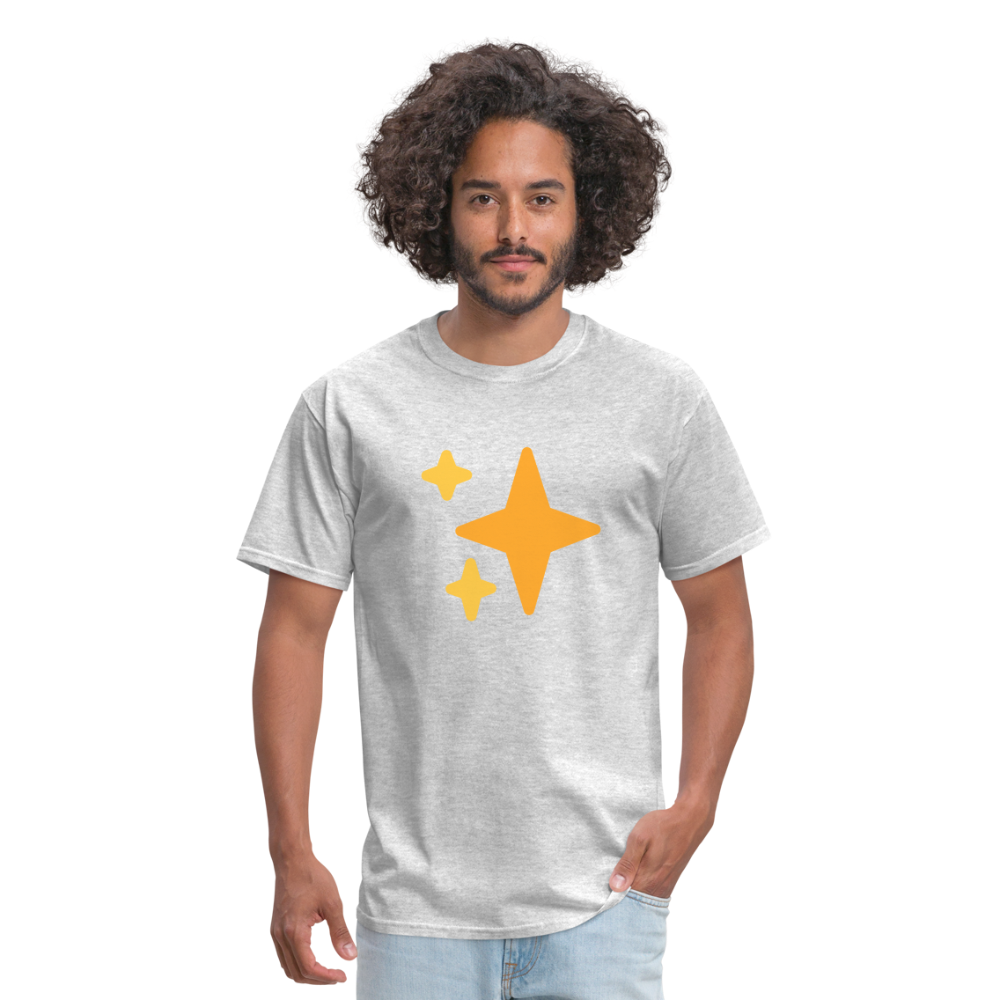 ✨ Sparkles (Twemoji) Unisex Classic T-Shirt - heather gray