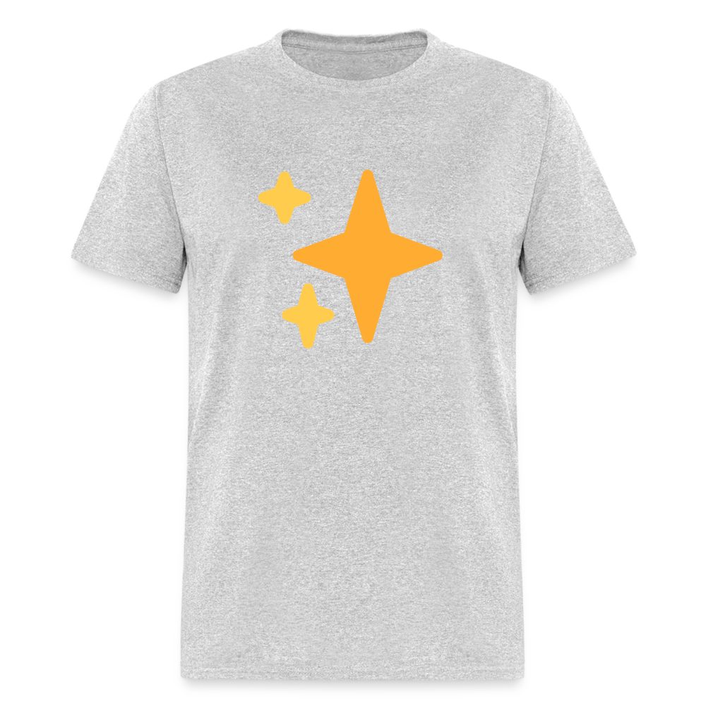 ✨ Sparkles (Twemoji) Unisex Classic T-Shirt - heather gray