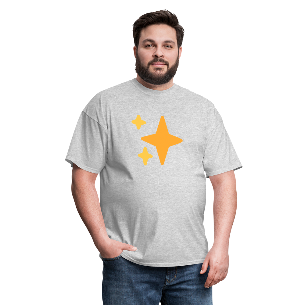 ✨ Sparkles (Twemoji) Unisex Classic T-Shirt - heather gray