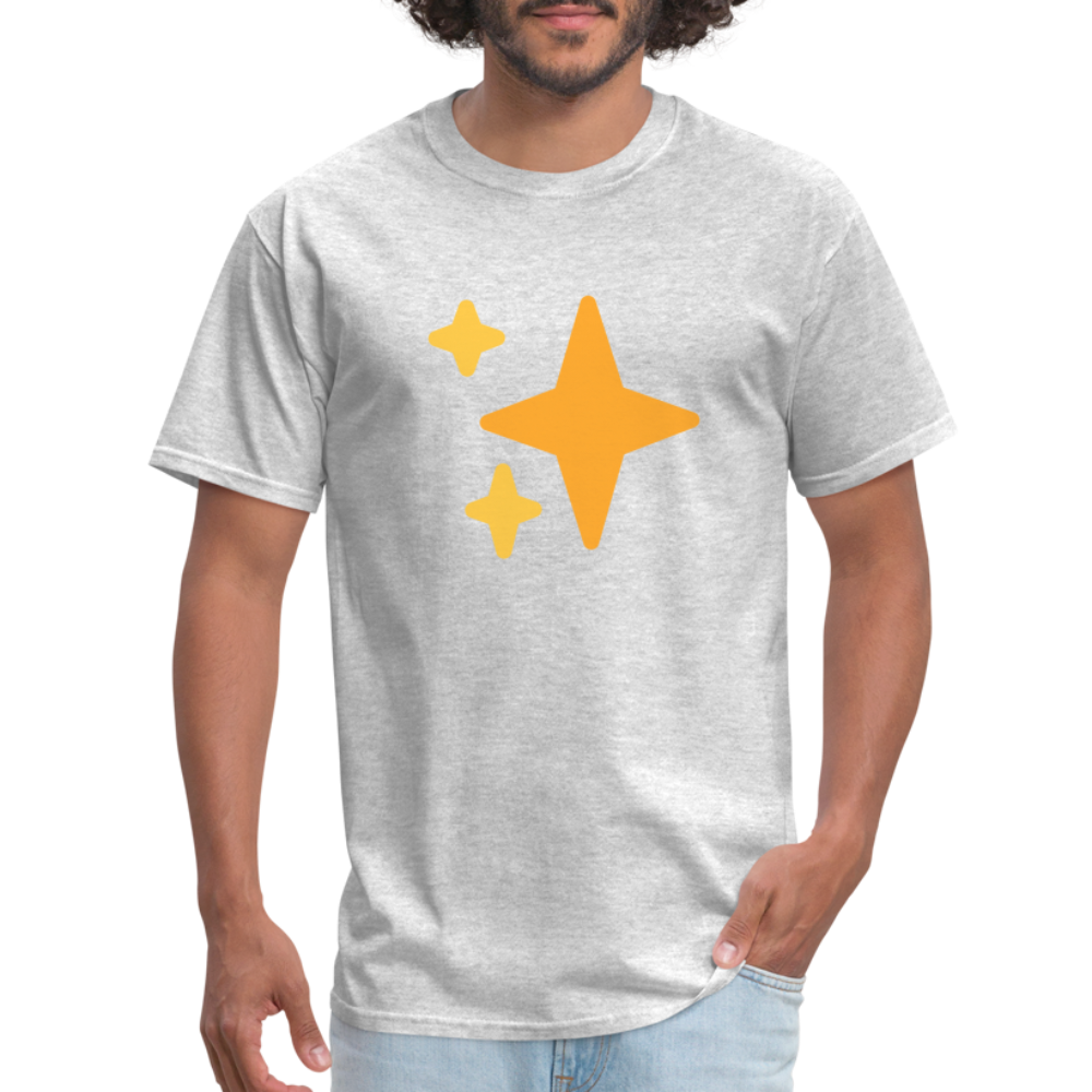 ✨ Sparkles (Twemoji) Unisex Classic T-Shirt - heather gray