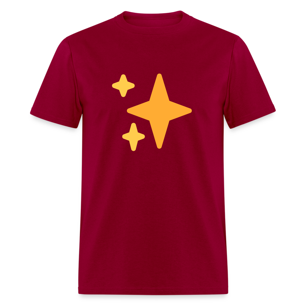 ✨ Sparkles (Twemoji) Unisex Classic T-Shirt - dark red