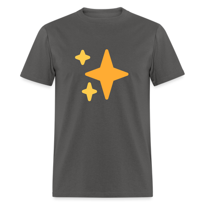 ✨ Sparkles (Twemoji) Unisex Classic T-Shirt - charcoal