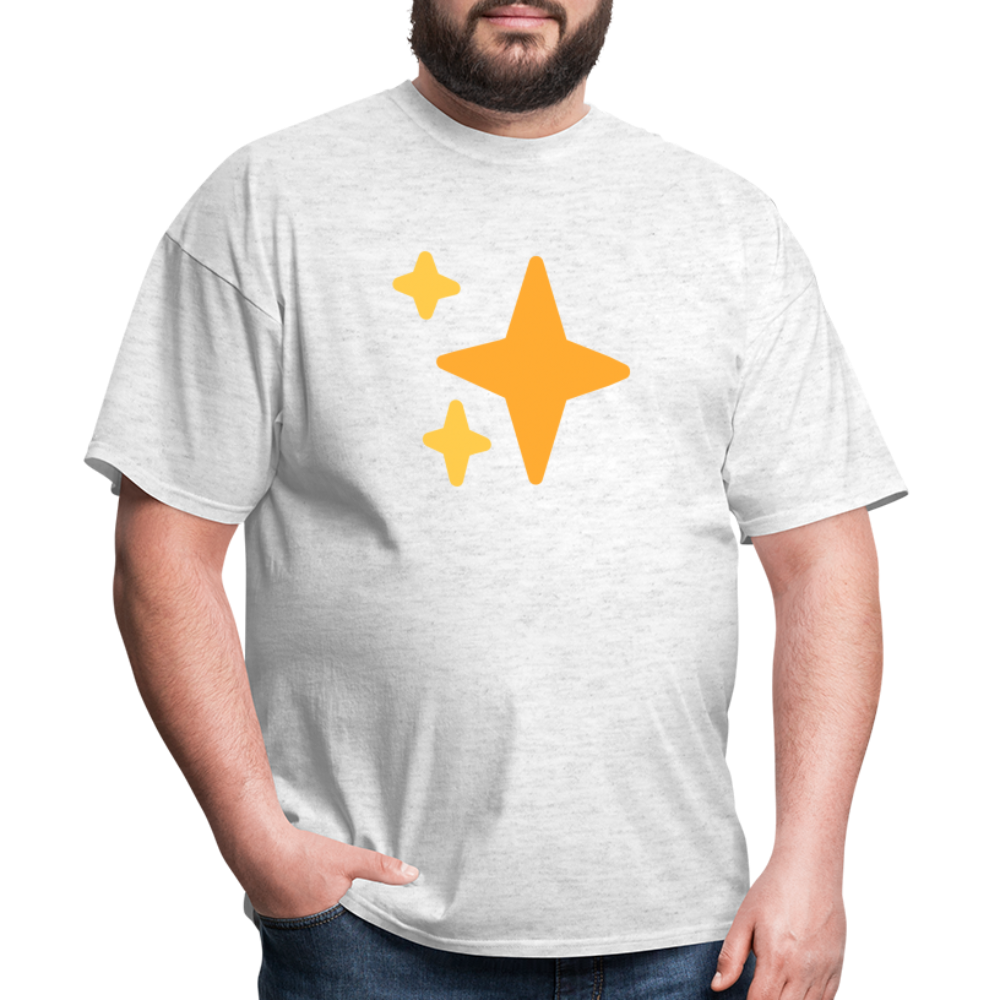 ✨ Sparkles (Twemoji) Unisex Classic T-Shirt - light heather gray