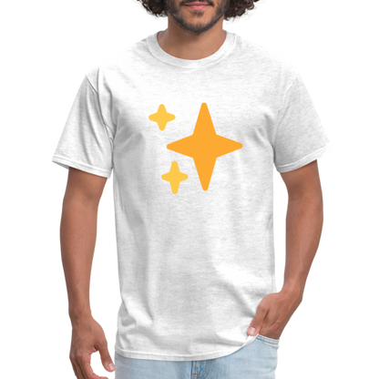 ✨ Sparkles (Twemoji) Unisex Classic T-Shirt - light heather gray