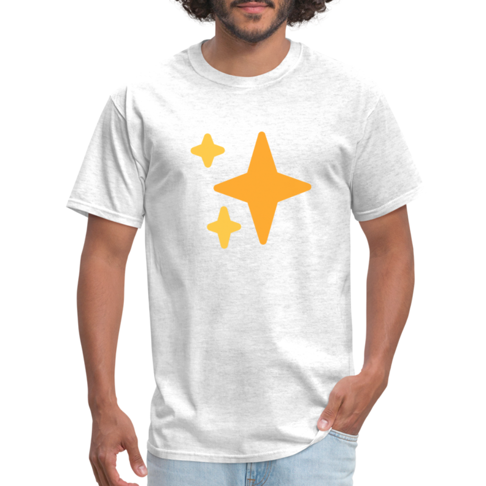 ✨ Sparkles (Twemoji) Unisex Classic T-Shirt - light heather gray