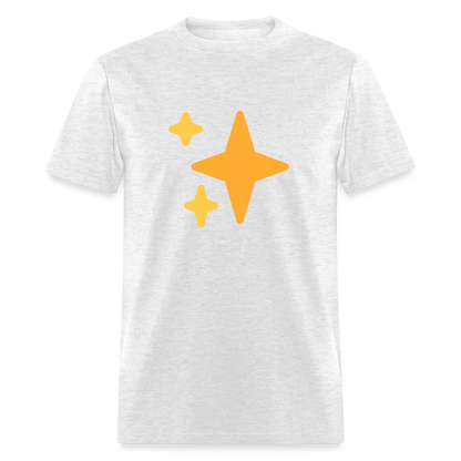✨ Sparkles (Twemoji) Unisex Classic T-Shirt - light heather gray