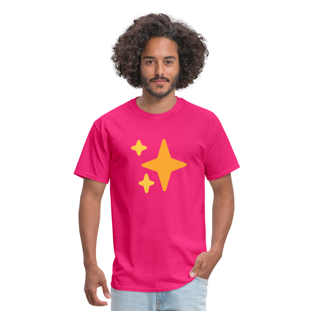 ✨ Sparkles (Twemoji) Unisex Classic T-Shirt - fuchsia