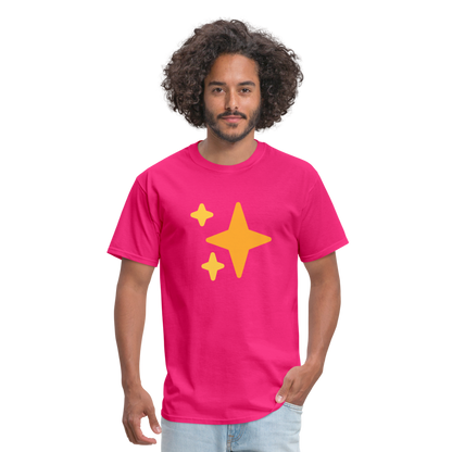 ✨ Sparkles (Twemoji) Unisex Classic T-Shirt - fuchsia