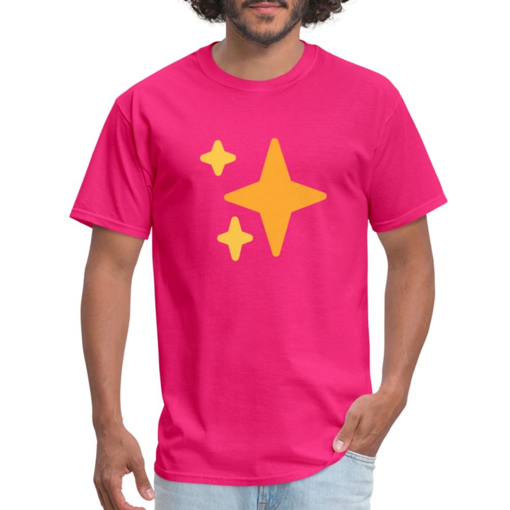✨ Sparkles (Twemoji) Unisex Classic T-Shirt - fuchsia