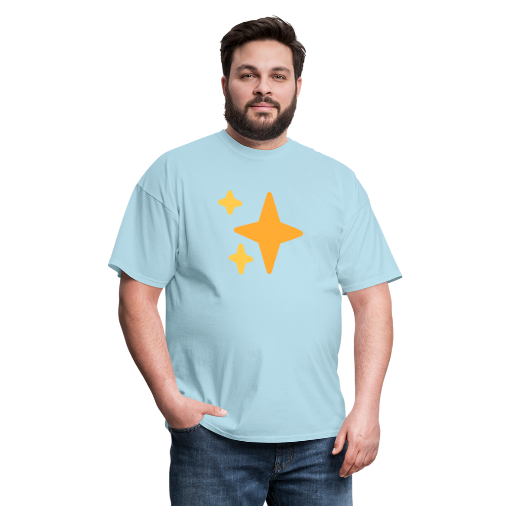 ✨ Sparkles (Twemoji) Unisex Classic T-Shirt - powder blue