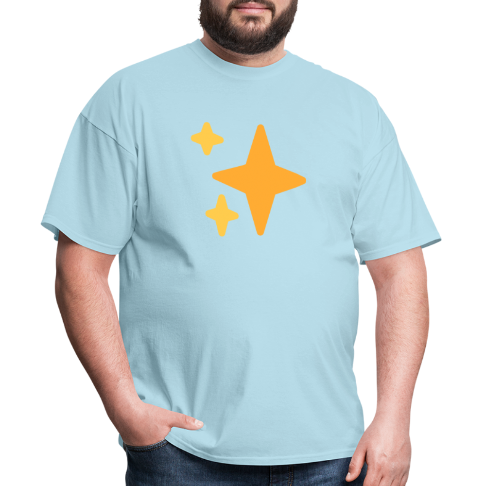 ✨ Sparkles (Twemoji) Unisex Classic T-Shirt - powder blue