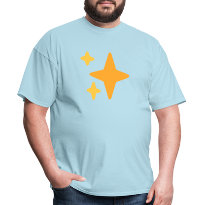 ✨ Sparkles (Twemoji) Unisex Classic T-Shirt - powder blue