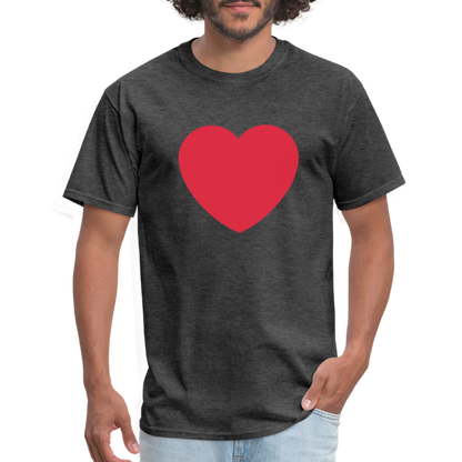 ❤️ Red Heart (Twemoji) Unisex Classic T-Shirt - heather black