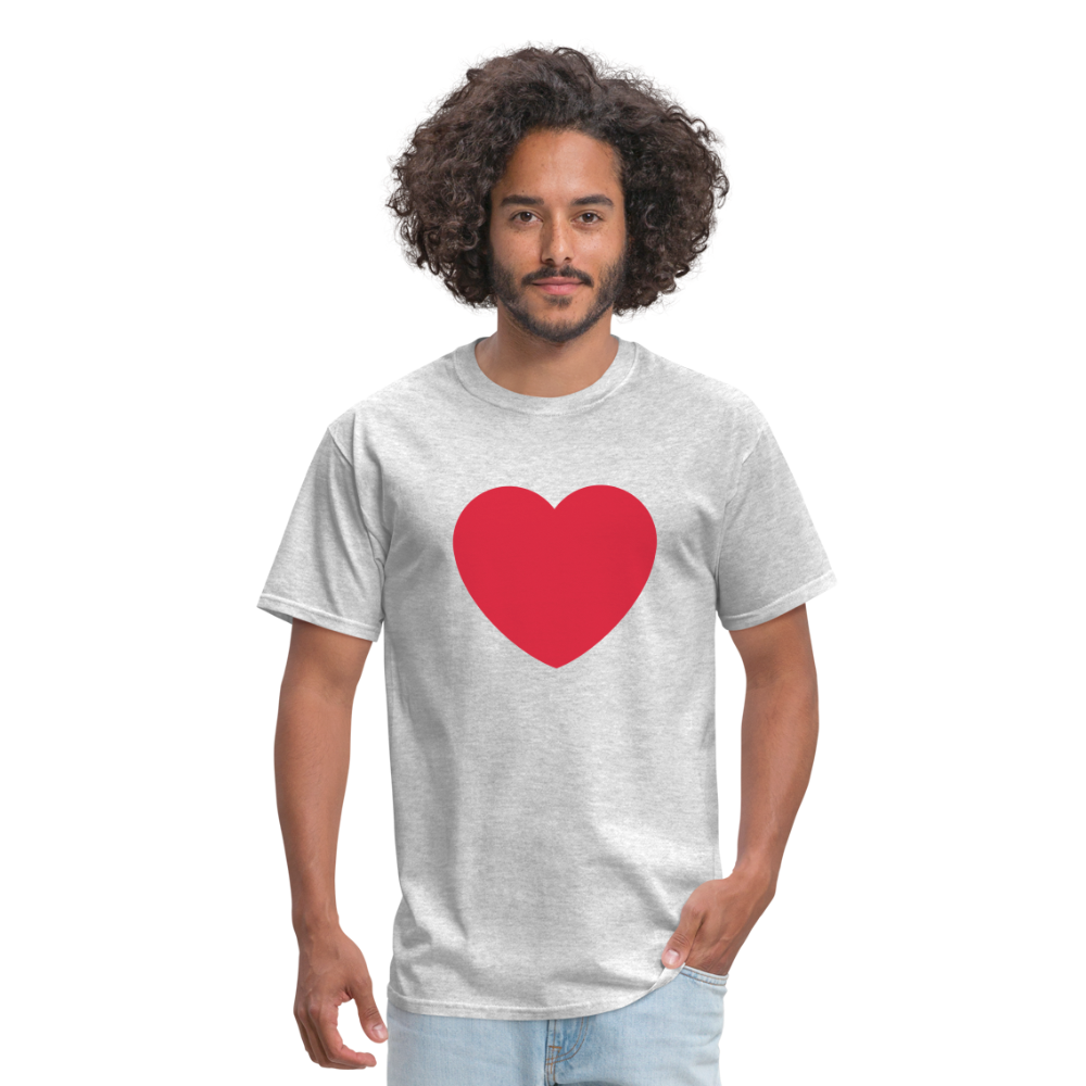 ❤️ Red Heart (Twemoji) Unisex Classic T-Shirt - heather gray