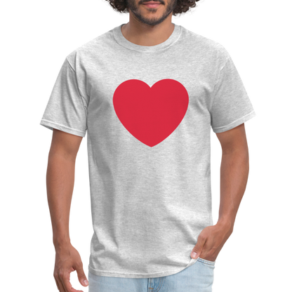 ❤️ Red Heart (Twemoji) Unisex Classic T-Shirt - heather gray
