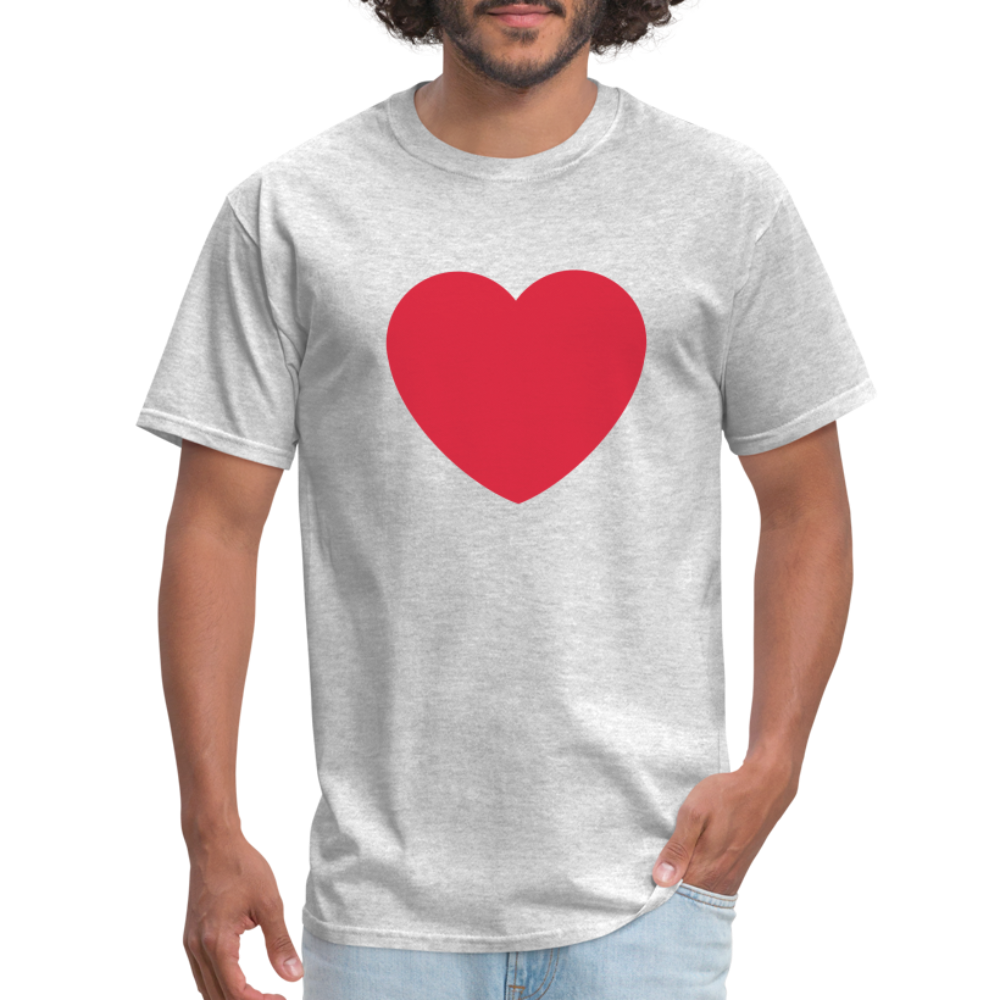 ❤️ Red Heart (Twemoji) Unisex Classic T-Shirt - heather gray