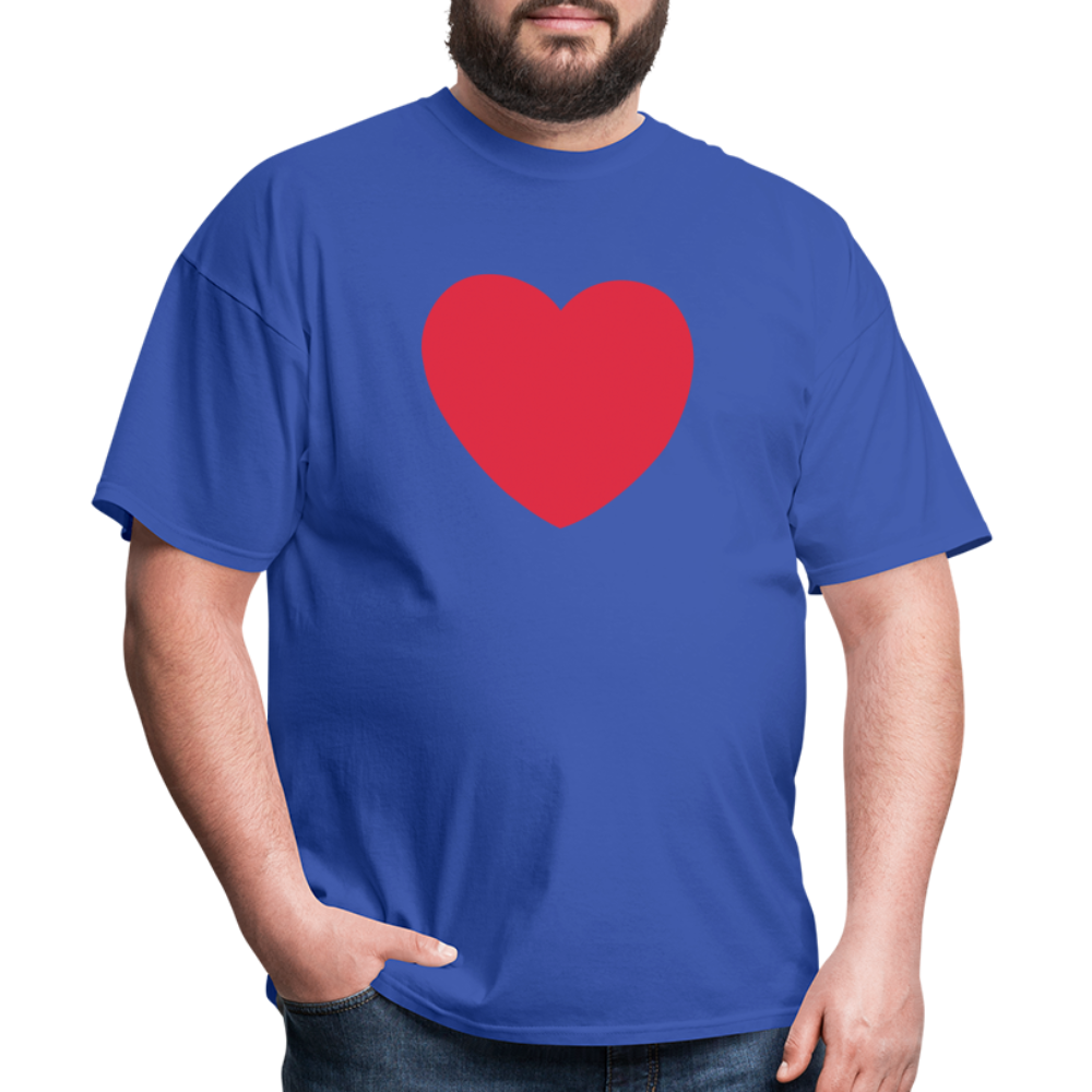 ❤️ Red Heart (Twemoji) Unisex Classic T-Shirt - royal blue