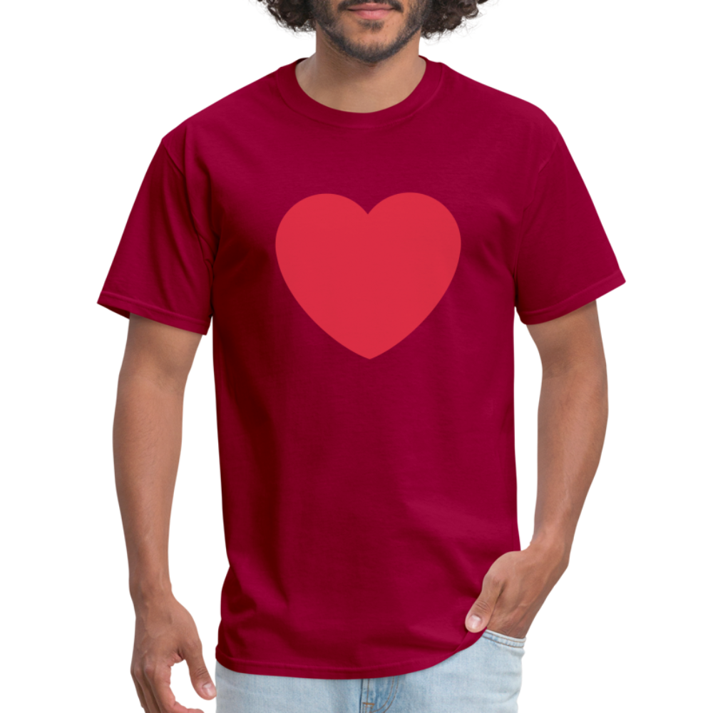 ❤️ Red Heart (Twemoji) Unisex Classic T-Shirt - dark red