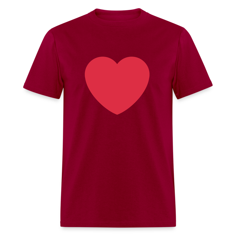 ❤️ Red Heart (Twemoji) Unisex Classic T-Shirt - dark red